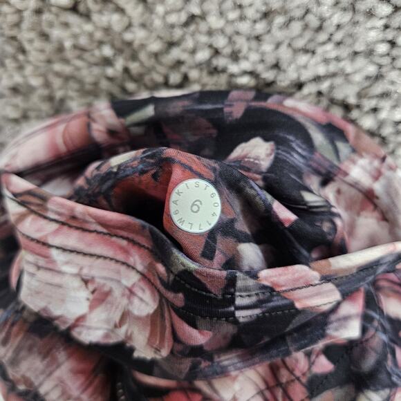 Lululemon Fastfree Crop II Nulux 19" Leggings Womens 6 Crop Peony W6AKIS - Picture 4 of 9